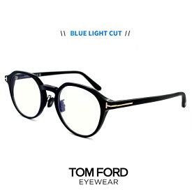 トムフォード メガネ メンズ ブルーライトカット レンズ 伊達メガネ クリア サングラス TF5924-d-b 001 TOM FORD tomford ft5924-d-b tf5924db ft5924db クラウンパント 型 黒縁 黒ぶち