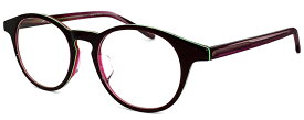 メガネ レディース 丸メガネ かわいい ボストン型 [ 度付き・伊達メガネ・クリアサングラス・老眼鏡として 対応可能 UVカットレンズ付き ] おしゃれ venus×2 1288-4