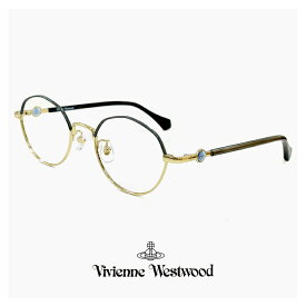 ヴィヴィアン ウエストウッド レディース メガネ 40-0010 c03 48mm Vivienne Westwood 眼鏡 女性 [ 度付き,ダテ眼鏡,クリアサングラス,老眼鏡 として対応可能な UVカット レンズ 付き ] 40-0010 多角形 型 メタル フレーム オーブ