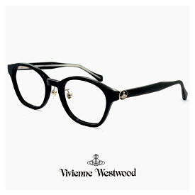 レディース ヴィヴィアン ウエストウッド メガネ 40-0013 c03 49mm Vivienne Westwood 眼鏡 女性 [ 度付き,ダテ眼鏡,クリアサングラス,老眼鏡 として対応可能な UVカット レンズ 付き ] 40-0013 ウェリントン 型 黒縁 黒ぶち セル フレーム オーブ