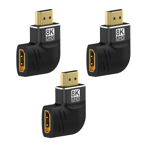 �y2�ڔ��z/3�ڃ^�_�z�ϊ��A�_�v�^ HDMI 2.1 48Gbps 8K@60Hz 4K@120Hz HDR eARC �I�Xto�I�X �I�Xto���X 90�x 270�x ���𑜓x �}���`�f�B�X�v���C �A�_�v�^�[ hdmi�ϊ��A�_�v�^ �p�x�ϊ� �A���~�j�E������ 2