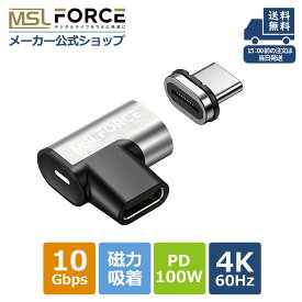 【本日5%OFF＆複数購入600円割引】【iPhone15 Plus Pro Max対応】Type-C to Type-C マグネット式 変換アダプタ USB3.2 GEN2 10Gbps typec ハブ typec to type c usb c マグネット 充電 データ転送 変換アダプタ usbc マグネット変換アダプター m10g 送料無料