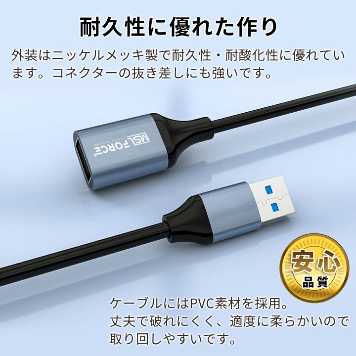 楽天市場】【P10倍＋10％クーポン配布中】 USB延長 USB3.0 延長 