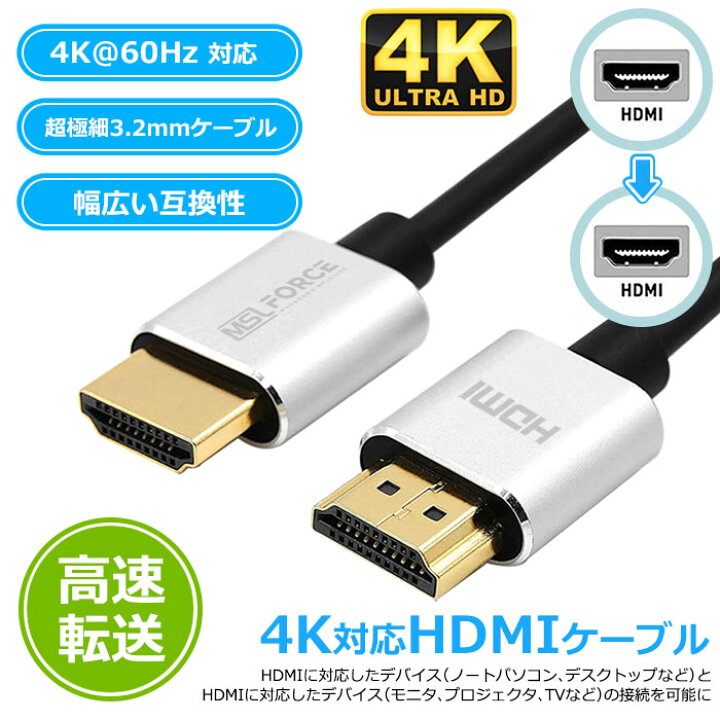 ランキング2022 HDMI ケーブル ブラック 1.5m 2K 4K 高品質 高画質