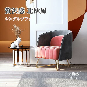 ソファ シングルソファ 1人掛 椅子 会議室 厚め いす イス 現代風 アート 芸術感 広い リビング 会議室 おしゃれ 個性的 北欧風 高級感 贅沢感 簡約 気品 新生活 おすすめ 一人暮らし2402-AB189