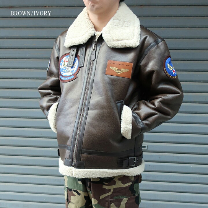 楽天市場】alpha アルファ インダストリー b-3 メンズ B-3 パッチド 