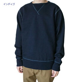 studio dartisan ダルチザントレーナー メンズ デニムクルースウェット 8089 日本製/和歌山製 インディゴ M/L/XL 裏起毛【STUDIO D'ARTISAN/ステュディオ・ダ・ルチザン/ダルチ/男性/made in japan/ヴィンテージ】【2023年モデル】【あす楽対応】 【正規品】