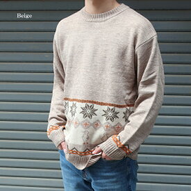 チャムス chums セーター メンズ ブービースノーニットクルートップ ch02-1199 Booby Snow Knit Crew Top【CHUMS/男性/トップス/ニットセーター/アウトドア/ストリート/ロゴ/ブービー/防寒/冬】【2023年モデル】【あす楽対応】【正規品】