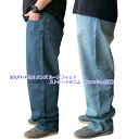 southpole サウスポール バギーデニム 31801401 メンズ ＃06/ #72/ #74 ウォッシュ加工【SOUTH POLE/ルーズフィット /ストレートデニム/太め/シルエット/ダボジーンズ/ジーパン/Gパン/ジーンズ/ストリート】【正規品】