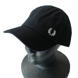 フレッドペリー 帽子 ユニセックス クラシック キャップ hw6726-843 black/snow white【fred perry/Pique Classic Cap/ギフト/プレゼント/贈り物/フリーサイズ】【2023年モデル】【あす楽対応】【正規品】