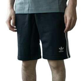 adidas originals アディダス オリジナルス スウェット ショートパンツ fjd08 メンズ ブラック M/L/O【男性用/ハーフパンツ/ショーツ/半パン/短パン/3 STRIPES/3ストライプス/スリーストライプス//ADIDAS/オリジナルス/三つ葉ロゴ】【2022モデル】【あす楽対応】【正規品】