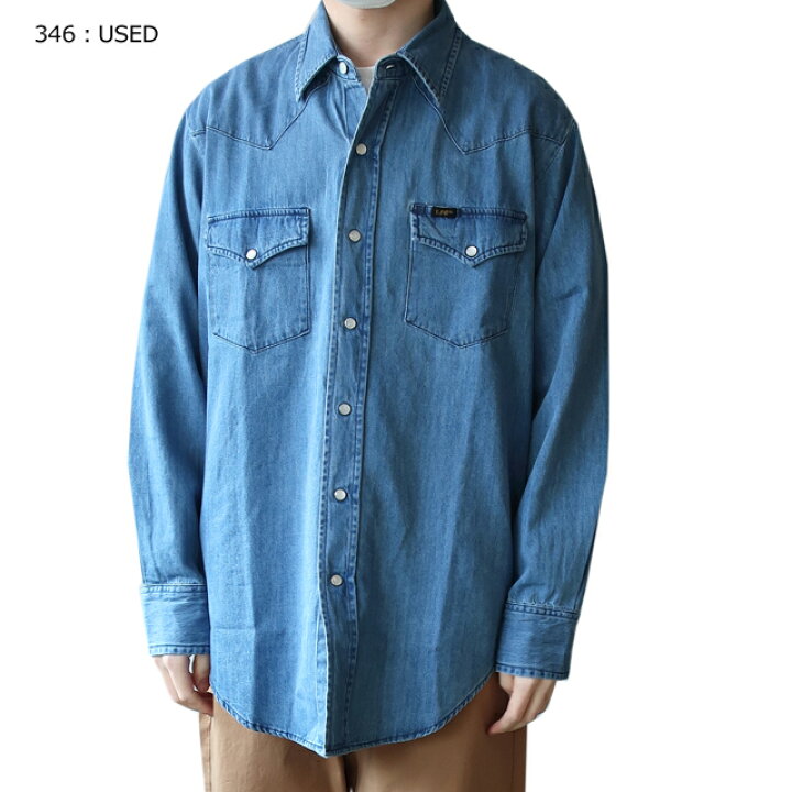 楽天市場】lee リー ウエスタンシャツ 長袖シャツ メンズ lm7234 346  