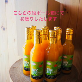 賢 （かしこ） みかんジュース 9本セット(家庭用)お得な送料無料！サンライトオリジナル商品☆ 和歌山有田みかん 100％