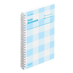 motemote(モトモト) タスクマネージャー100日 日付フリータイプ(無記入) 韓国 デザイン文具 韓国文具 予定表 スケジュール帳 手帳 勉強計画 タスクマネージャー ノート 計画 管理 スタディプ