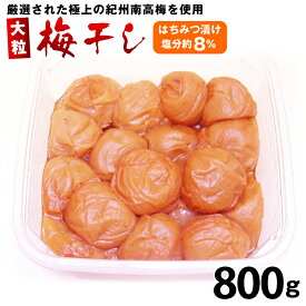 梅干 梅干し ウメボシ 大粒紀州南高梅はちみつ漬け800g【送料無料】【うめぼし・ウメボシ・梅干】
