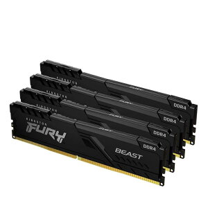 �L���O�X�g�� Kingston FURY �f�X�N�g�b�vPC�p������ DDR4 3200MHz 8GBx4�� Kingston FURY Beast �r�[�X�g CL16 KF432C16BBK4/32