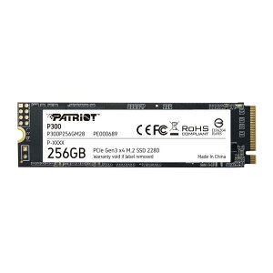Patriot Memory P300 256GB M.2 SSD 2280 NVMe PCIe Gen 3x4 �����^SSD P300P256GM28