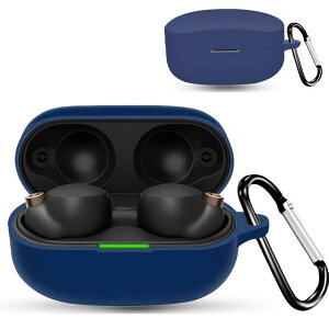 AIYYXX wf-1000xm4 �P�[�X �Ή� sony wf-1000xm4 �t��V���R�� �P�[�X �\�j�[ �p �ی�J�o�[ �����[�d�\ �ϏՌ��� �h���h�o �y�ʏ��^ �����h�~ �J���r�i�t�� �J�o�[(�u���[)