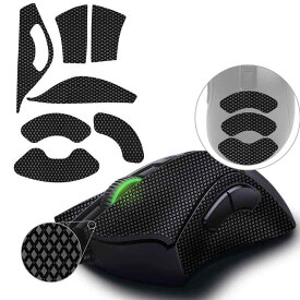 TALONGAMES マウスグリップ テープ Razer DeathAdder V2 / V2 Pro 用 極薄 0.5mm 優れる吸水性 アンチスリップ テープ ゲーミングマウス用 滑り止めグリップテープ カット済【正規品】