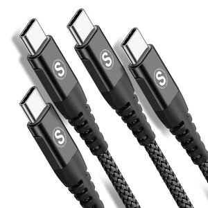 USB Type C �P�[�u���y1m/2�{�Z�b�g�z PD�Ή� 65W�}���[�d Sweguard USB-C to USB-C �P�[�u�� �^�C�vc �[�d iPhone 17/16/15 Pro Max,iPad Pro/Air/mini6,MacBook,