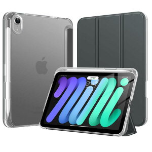 TiMOVO iPad mini7 �P�[�X (A17 Pro) iPad mini ��7/6���� �P�[�X (8.3�C���`�A2024/2021) �X���� �O�܂�2WAY�X�^���h �y�����[ PencilPro/��2������[ PC�������o�b�N PU���U�[ ��