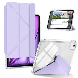 KeeFos �P�[�X iPad Air 13�C���` M4/M3/M2(2026/2025/2024) iPad Pro 12.9 �C���`(��6/5/4����A2022/2021/2020) �Ή� ���� PC/TPU �ی�J�o�[ ���O���\ ���@�\�X�^���h