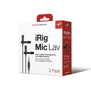 IK MULTIMEDIA iRIG MIC LAV 2PACK 安心の日本正規品!スマホ対応ピンマイク【生産完了/在庫限り】