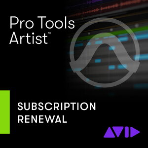 AVID PRO TOOLS ARTIST �y�N�ԃT�u�X�N���v�V����-�X�V�z �ŒZ�������[���[�i 4935-00022-00 1241-124 �ySY000005699�z