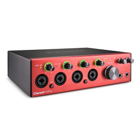 FOCUSRITE CLARETT+ 4PRE 【旧代理店品につき特価！ / 保証・サポートは有効です / 品切れの際はご容赦ください】