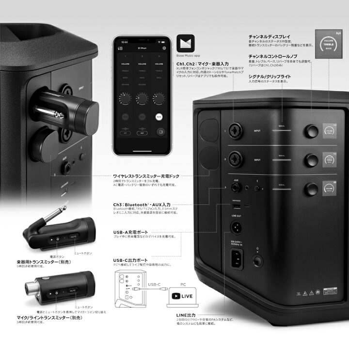 楽天市場】BOSE S1 Pro+ 安心の日本正規品！ : サンフォニックス楽天市場店