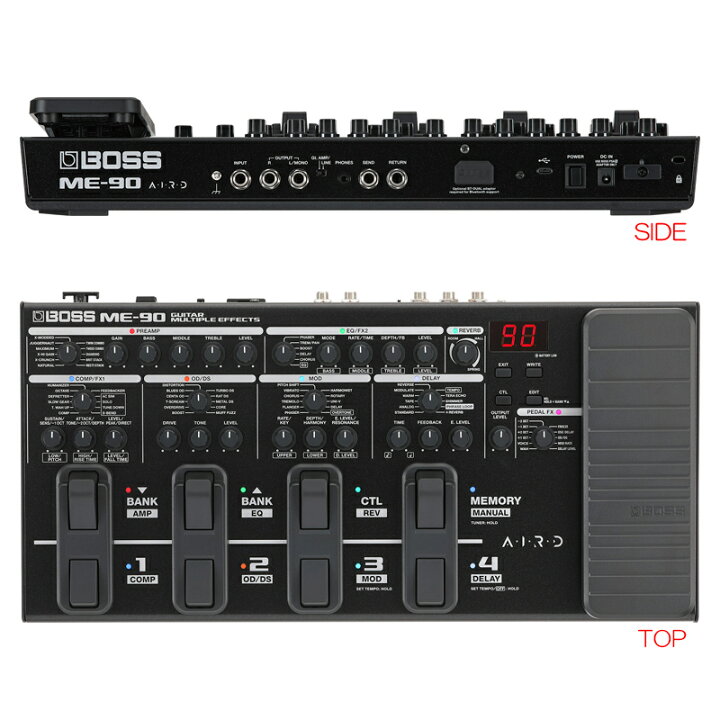 楽天市場】BOSS ME-90 安心の日本正規品！ GUITAR MULTIPLE EFFECTS 