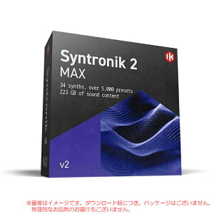 IK MULTIMEDIA SYNTRONIK 2 MAX V2 �_�E�����[�h�� ���S�̓��{���K�i�I