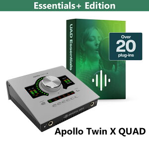 UNIVERSAL AUDIO APOLLO TWIN X QUAD GEN 2 ESSENTIALS+ EDITION 安心の日本正規品!【10/31までプラグイン貰える!】