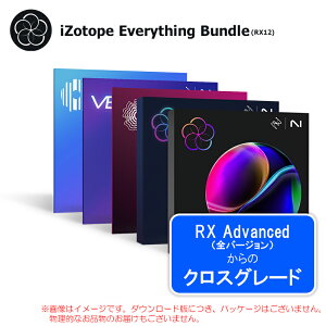 IZOTOPE EVERYTHING BUNDLE CROSSGRADE FROM RX ADVANCED �_�E�����[�h�� ���S�̓��{���K�i�I