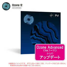 IZOTOPE OZONE 12 ADVANCED UPDATE ANY VERSION OF OZONE ADVANCED【4/15まで特価！】