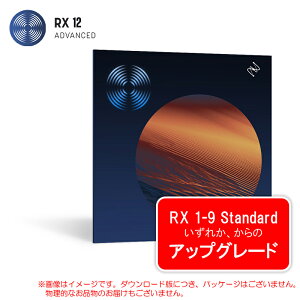 IZOTOPE RX 12 ADVANCED UPGRADE FROM RX 1-9 STANDARD �_�E�����[�h�� ���S�̓��{���K�i�I