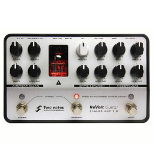 TWO NOTES REVOLT GUITAR �I�[���A�i���O�E�A���v�E�L���r�l�b�g�V�~�����[�^�[ ���S�̓��{���K�i�I