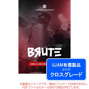 UJAM VIRTUAL DRUMMER BRUTE ���C�����e�B (�N���X�O���[�h) �_�E�����[�h�� ���S�̓��{���K�i�I