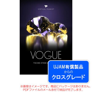 UJAM VIRTUAL PIANIST VOGUE ���C�����e�B (�N���X�O���[�h) �_�E�����[�h�� ���S�̓��{���K�i�I