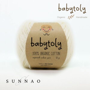 ��Babytoly�� Organic cotton yarns - SNOW�i�ю��j