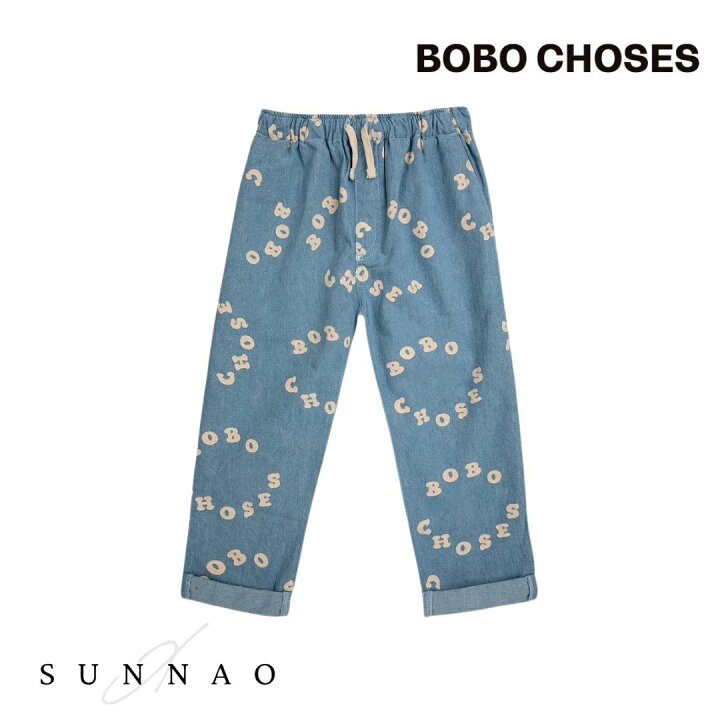 楽天市場】＜BOBO CHOSES＞ Bobo Choses Circle all over denim pants 