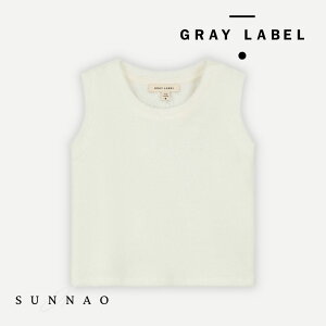 GRAY LABEL BABY POP TERRY TANKTOP GOTS - Cream