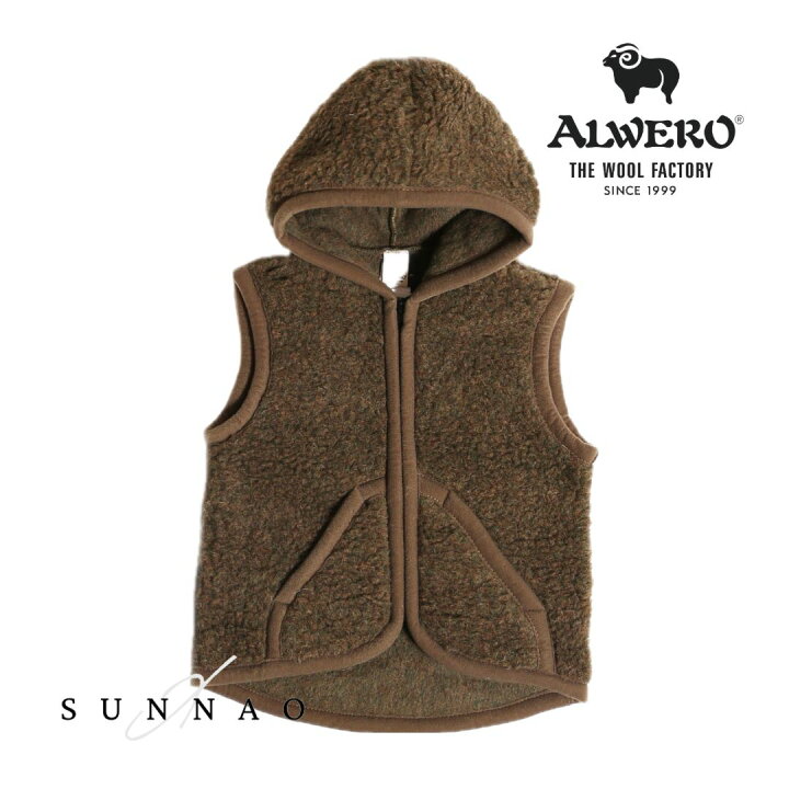 楽天市場】＜ALWERO＞ 正規販売店 Bodywarmer Robby - BARK（正規販売 【新品未使用】ALWERO Bark XSサイズ