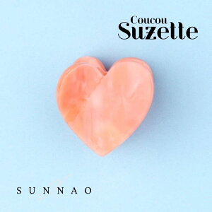 ��COUCOU SUZETTE�� PINK HEART MINI HAIR CLAW