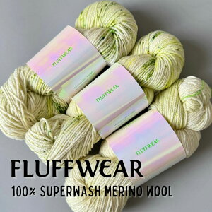FLUFFWEAR SUPER WASH MERINO WOOL YARN - FIELDS