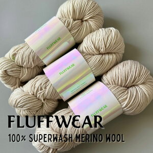 FLUFFWEAR SUPER WASH MERINO WOOL YARN - DUNE