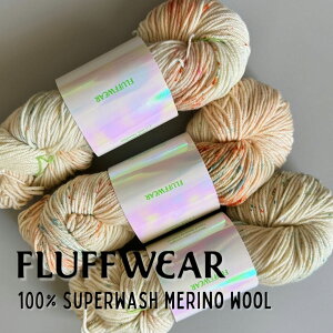 FLUFFWEAR SUPER WASH MERINO WOOL YARN - TOMATO HARBS