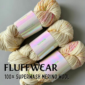 FLUFFWEAR SUPER WASH MERINO WOOL YARN - MEADOWS
