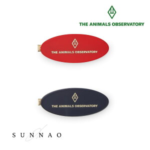 the animals observatory LOGO HAIR CLIP SET