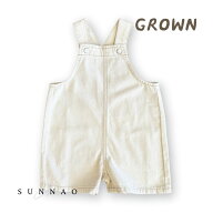 ＜GROWN＞ Everyday Twill Short Overalls - Milk